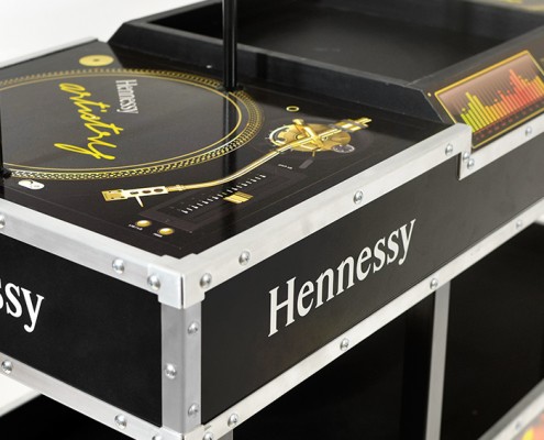 Hennessy DJ Table Retail POP Display