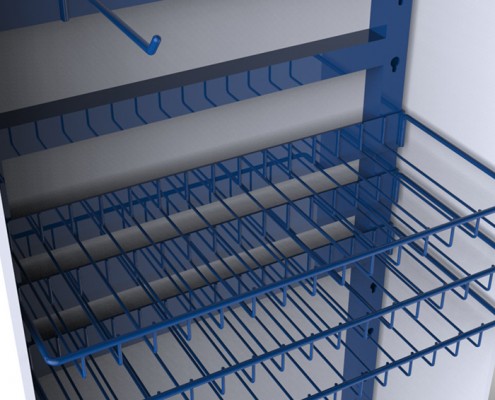 Blue Buffalo Wire Shelves